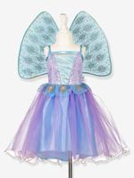 Tamara vermomming: jurk + pauwvleugels SOUZA blauw - thumbnail