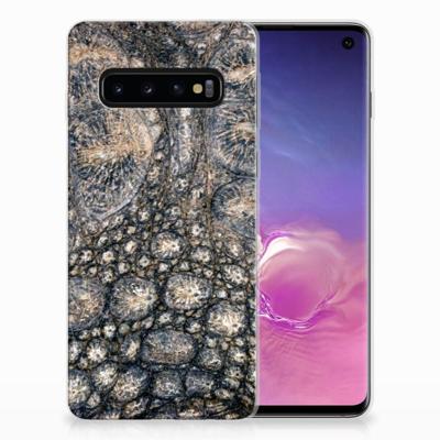Samsung Galaxy S10 | TPU Hoesje | Krokodillenprint