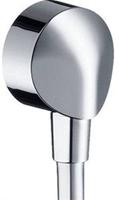 Hansgrohe Muuraansluitbocht FixFit E Zonder Terugslagklep Chroom - thumbnail