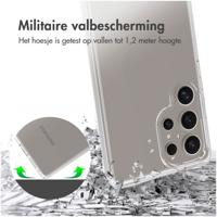 Accezz Xtreme Impact Backcover voor Samsung Galaxy S25 Ultra Telefoonhoesje Transparant - thumbnail