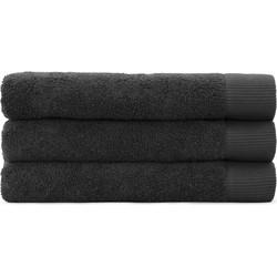Cinderella Handdoek Weekend 60x110 cm 550 gr Antraciet - 3 Stuks