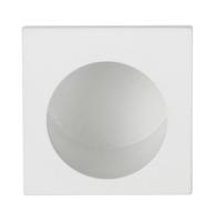 Formani Square LSQ27 fingertip kopse kant deur - wit - thumbnail