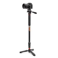3 Legged Thing Punks Trent 2.0 Monopod Kit w/DOCZ2 Foot Stabilizer Blk, Slate Grey Copper - thumbnail