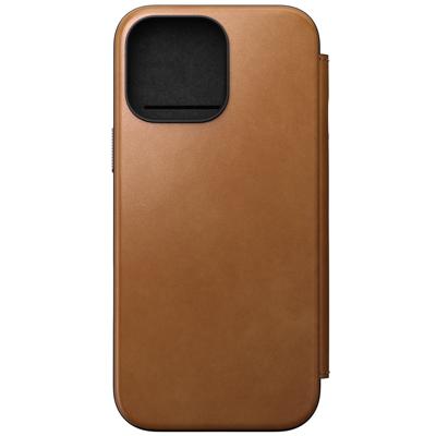 Nomad Modern Nomad lederen folio iPhone 16 Pro Max - English Tan-C Nomad Modern Nomad lederen folio iPhone 16 Pro Max - English Tan-C