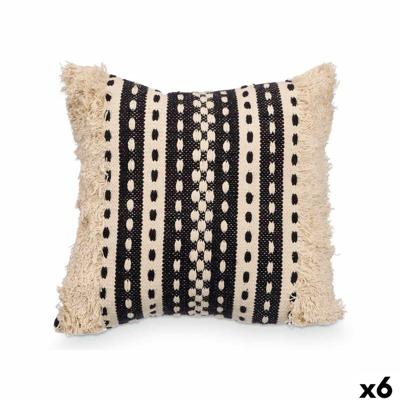 Kussen GiftDecor 4737 Zwart Beige 45 x 15 x 45 cm (6 Stuks)