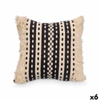 Kussen GiftDecor 4737 Zwart Beige 45 x 15 x 45 cm (6 Stuks) - thumbnail