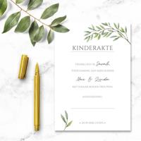 Kinderakte stijlvol - thumbnail