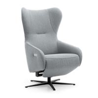 Sta-op Stoel A-101 Lichtblauw Stof - thumbnail