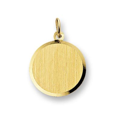 Huiscollectie 4006187 Gouden graveerplaat rond