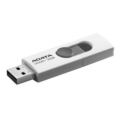 ADATA UV220 USB flash drive 32 GB USB Type-A 2.0 Grijs, Wit