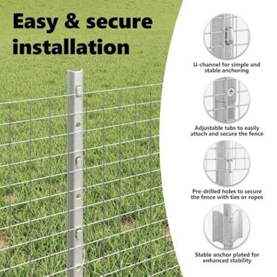 VidaXL Hek met paal zilver 0,4 x 10 m staal