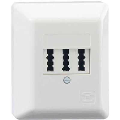 Rutenbeck TAE 3x6NFN Ap rw Telefoonaansluitdoos Opbouw (op muur) Wit Rutenbeck TAE 3x6NFN Ap rw Telefoonaansluitdoos Opbouw (op muur) Wit