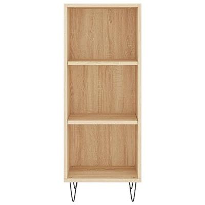 Dressoir 34,5x32,5x90 cm bewerkt hout sonoma eikenkleurig