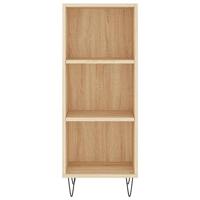 Dressoir 34,5x32,5x90 cm bewerkt hout sonoma eikenkleurig - thumbnail