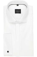 Venti Modern Fit Gala shirt wit, Effen - thumbnail