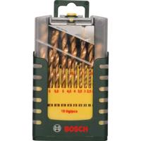 HSS Metaal-spiraalboorset 19-delig Bosch Accessories 2607017152 TiN Cilinderschacht 1 stuk(s) - thumbnail