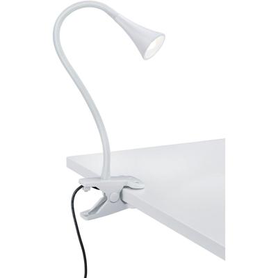 LED Klemlamp 3W - Warm Wit 3000K - Glanzend Wit Kunststof