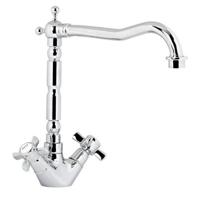 Plieger James keukenkraan met rechte uitloop chroom 4331477 - thumbnail