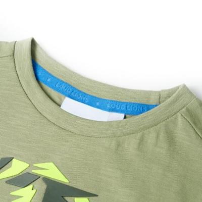 Kindershirt 140 lichtkakikleurig