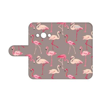 Samsung Galaxy Xcover 3 | Xcover 3 VE | Telefoonhoesje | Met pasjeshouder | Flamingo