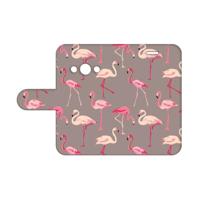 Samsung Galaxy Xcover 3 | Xcover 3 VE | Telefoonhoesje | Met pasjeshouder | Flamingo - thumbnail