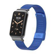 Milanese bandje met case - Blauw - Xiaomi Smart band 7 Pro - thumbnail