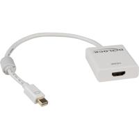 DeLOCK mini displayport > hdmi adapter (wit, 0,2 meter, 4k) - thumbnail