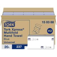 TORK 150388 Papieren handdoeken Blauw 20 stuk(s) - thumbnail