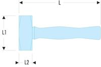 Facom moker 1500g - 1262H.150 - thumbnail