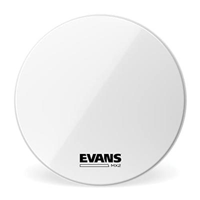 Evans BD26MX2W MX2 White Marching bass drumvel 26 inch