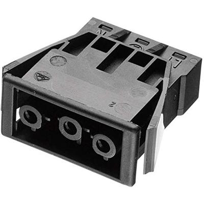 Adels-Contact 168863 Netstekker AC Bus, inbouw verticaal Totaal aantal polen: 2 + PE 16 A Zwart 1 stuk(s)