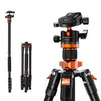 K&F Concept statief extra hoog 230cm met balhoofd en monopod functie - thumbnail