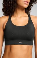 Puma Dames Sporttop 3D Knit Zwart - thumbnail
