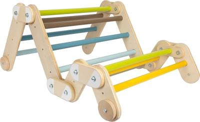 Small Foot - houten klimrek 2in1 driehoek en wandrek adventure