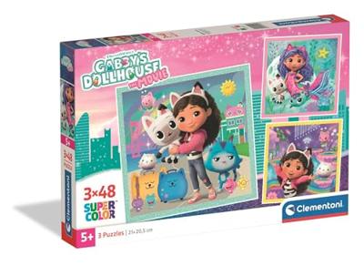 CLEMENTONI - 3x48 stuks - Gabby's Poppenhuis