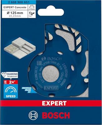 Bosch Accessories 2608900651 Expert Concrete diamantkomschijf, 125 x 22,23 x 4,5 mm EXPERT Concrete 1 stuk(s) Bosch Accessories 2608900651 Expert Concrete diamantkomschijf, 125 x 22,23 x 4,5 mm EXPERT Concrete 1 stuk(s)