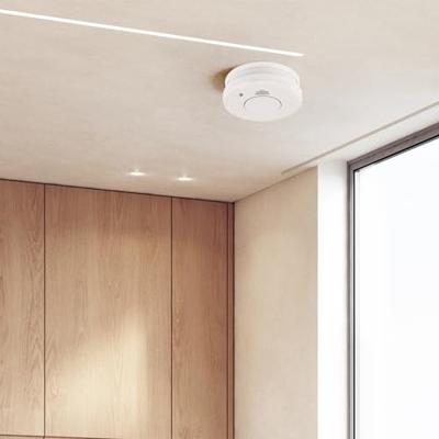 Smartwares FSM-11514 Rookmelder Set van 4 stuks Incl. batterij (5 jaar) werkt op batterijen (Ø x h) 100 mm x 35 mm