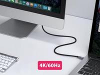 Equip 119461 actieve optische USB-C naar C-kabel, mannelijk/stekker, 5,0 m, PD 60 W, 4K/60 Hz, 10 Gbit/s, Video+Data + PD - thumbnail