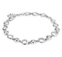 TFT Armband Zilver Zirkonia 6,2 mm 18 + 2 cm - thumbnail