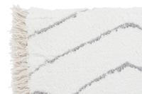 Tapijt DKD Home Decor Wit Grijs Ruiten Scandi Ø 9,4 cm 120 x 180 x 3 cm - thumbnail