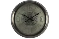 Klok ro Lotte silver D63 cm Decostar - Decostar - thumbnail