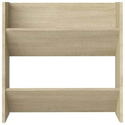 VidaXL Wandschoenenkasten 4 st 60x18x60 cm bewerkt hout sonoma eiken