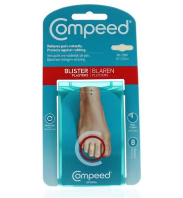 Compeed Compeed Blarenpleister Tenen 8 stuks