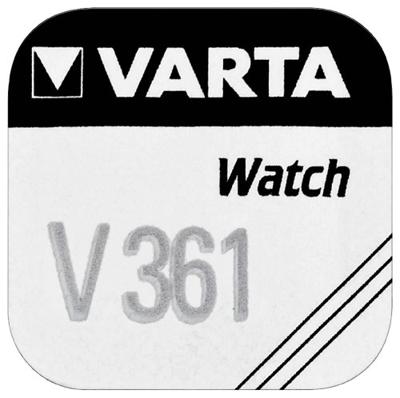 VARTA 14501361 - knoopcelbatterij V361 met 1,5 volt, capaciteit 18 mAh, chemisch systeem zilveroxide, voor elektronische dagelijkse apparaten om een optimale energievoorziening te garanderen
