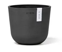 Ecopots Oslo Mini Donkergrijs Ø16cm x H13,7 cm - thumbnail