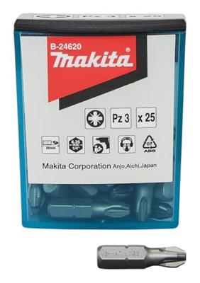 Makita Accessoires Schroefbit PZ3x25mm - B-24620 B-24620