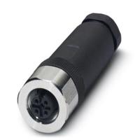 Phoenix Contact 1553268 Sensor/actuator connector, niet geassembleerd M12 Aantal polen (sensoren): 4 Bus, recht 1 stuk(s) - thumbnail