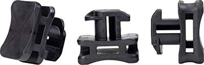 HellermannTyton ACFM5W8PT4,5 Kabelbindervoetje Profielrail 151-03192 Stootbestendig Zwart 500 stuk(s)