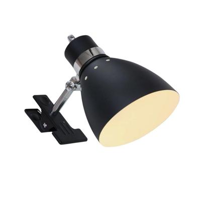 Steinhauer KlemspotSpring zwart met chroom - 6827ZW