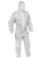 Overall CMT XXL non-woven ritssluiting PP wit 50 stuks - thumbnail